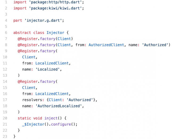 Dependency Injection in Flutter - Equiqo